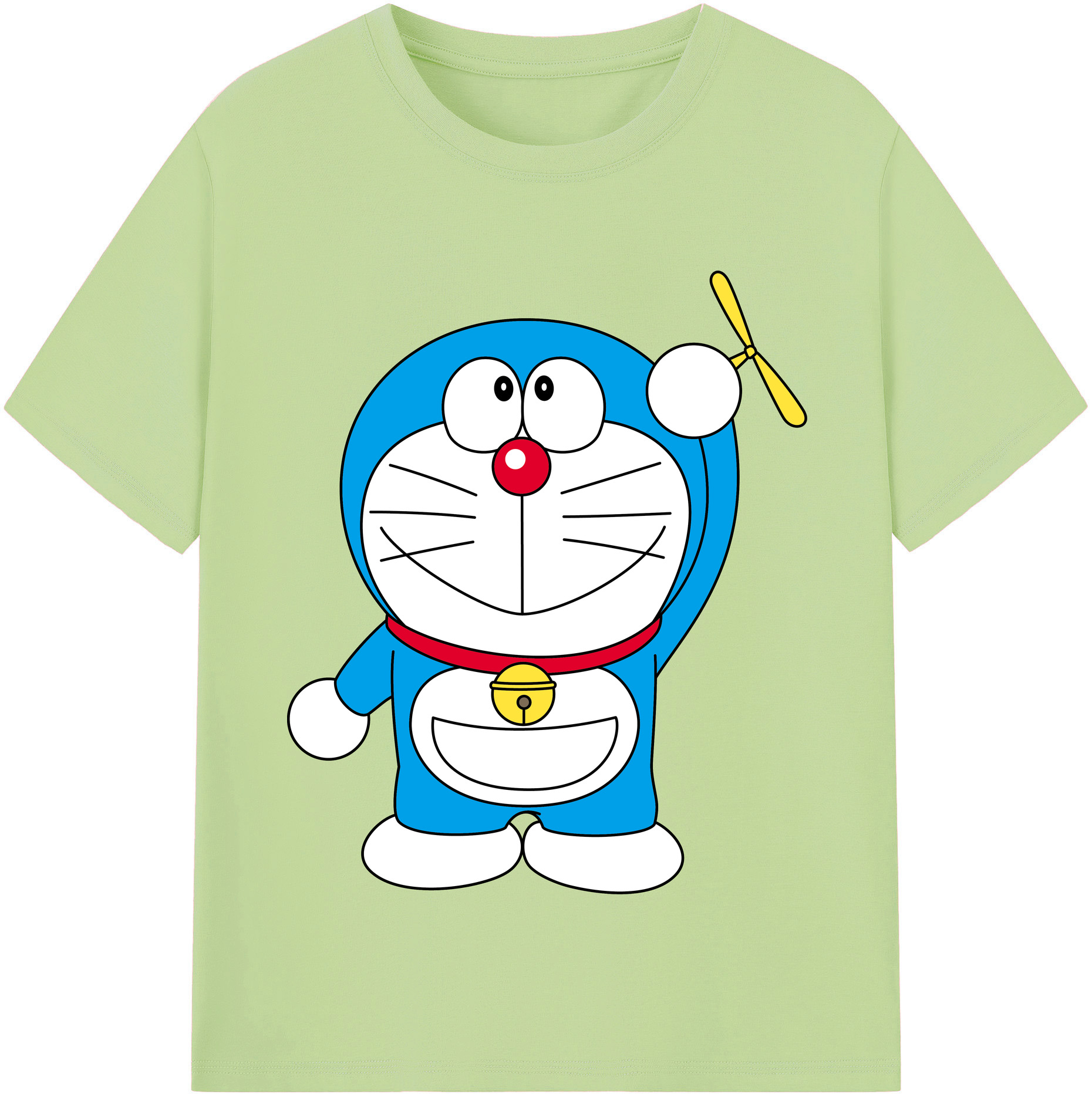 （画像用） ドラえもん Doraemon 綿100％半袖Tシャツ（フロントプリント）